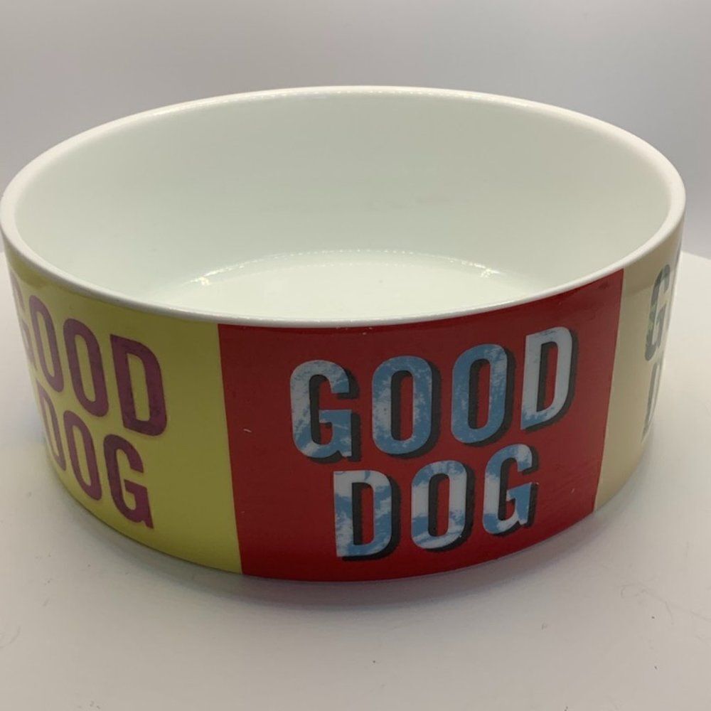 Fringe Studio 7.5" Good Dog Food Water Bowl